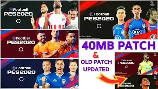 ISL PATCH FOR PES 2020 UPDATED & NEW STARTCREEN  | ft. Atk, Chennayin Fc, Bengaluru Fc, Fc Goa