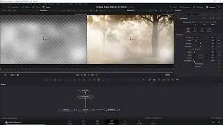 123. 다빈치 리졸브 스튜디오 17 - Fusion. 클립에 안개가 피어오르는 효과 주기