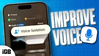 iOS 18: How to Turn ON Voice Isolation on iPhone 🎧📱