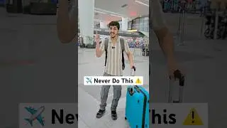 Never do this on Airport ✈️  #tipsandtricks #traveller #airport #techtips