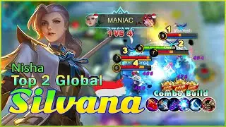 Silvana Christmas MANIAC!! Top 2 Global Silvana Gameplay By Nisha ~ Mobile Legends
