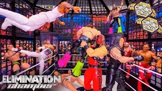 Tag Team Elimination Chamber WWE Action Figure Match