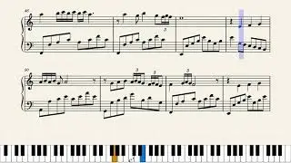 Asan versiyada: Brillant Dadaşova - Bir sozunle donerem, piano üçün notlar