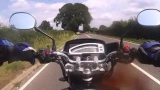 Yamaha XJR400 RAW footage Gopro 3