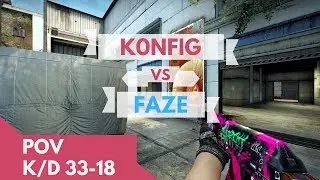 K0nfig vs Faze POV | SL I League Starseries Season 3 Finals | Cache