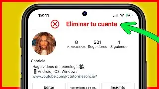 Cómo ELIMINAR UNA CUENTA DE INSTAGRAM PARA SIEMPRE