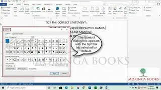 How to insert Character and Symbols in MS Word 2013 in Windows 10
