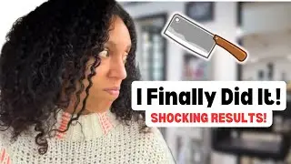 HAIRCUT 2021 : Quick Long to Short CURLY Hair transformation video. Natural Hair 2021.