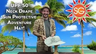 The Adventure Hat - UPF 50 Sun Protection Neck Drape Hat