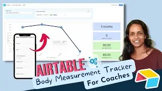 Airtable Body Measurement Tracker & Workflow – for Fitness Coaching