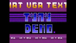 Tiny Demo for VGA (MS-DOS)