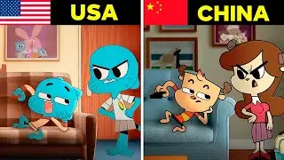 10 CARTOONS That Are VERY DIFFERENT in Other Countries!