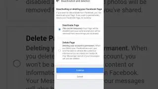 Facebook page ko Delete kaise kare How fb page remove deactivate page #shortsfeed #shorts