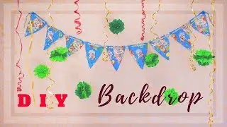 DIY Party Photo Booth Backdrop | Photo Video Background | J.M.