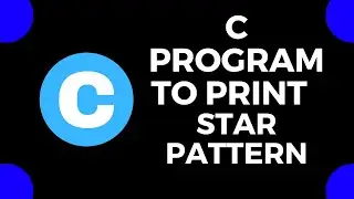 C Program To Print STAR Pattern |Star Pattern-1|C Programming Practice Tutorials|Coding With Saim