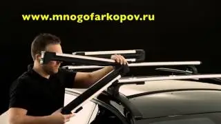 Багажник для лыж и сноубордов Thule SnowPack (обзор, установка)