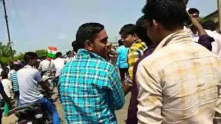भाई दुस्यंत चौहान के कांस्य पदक जीतने पर स्वागत समारोह में पद यात्रा.