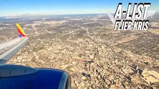 Sunny Landing in San Antonio (SAT) - Southwest Airlines 737-700 [4K]