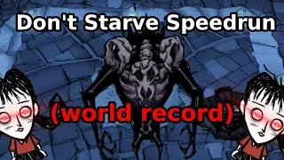 don't starve together speedrun WORLD RECORD