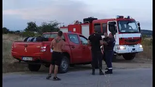 Пожар край две села в Сакар