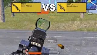 AUTO Mk14 VS SCAR-L (Who Will Win?) - PUBG Mobile Gameplay #123