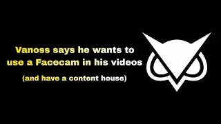 Vanoss talks about wanting to use a FaceCam in his videos (Lui Calibre stream)