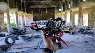 Powerloop Bando 🔥🔥😎✌️( abandoned theater ) #fpv #drone #ghosttowns #abandoned #freestyle #fpvdrone