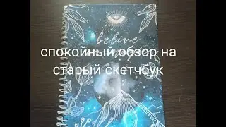 простенький обзор на старый скетчбук