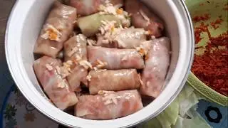 ОСТРАЯ ЗАКУСКА- ОВОЩНЫЕ ГОЛУБЦЫ