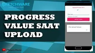 Sketchware | Displays the progress value when uploading firebase.