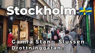 STOCKHOLM, Sweden - I - Gamla stan (The Old Town) & Slussen  4K