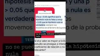 preguntas de tesis con el profesor Javier Villar La significancia estadística