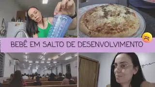 VLOG 💜| Bebê com Salto de desenvolvimento + Culto + Café na Bisa 😍