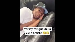 Yorssy fatigué de la vie d’artiste 🤣
