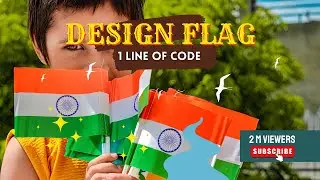 Designing a Flag in One Line of Code: A Step-by-Step Tutorial
