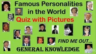 Famous personalities gk questions