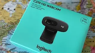 Logitech C270 HD Webcam Unboxing