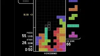 smol fractal donation in 9-0 | TETR.IO