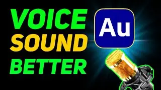 How To Make Your Voice Sound Better In Adobe Audition Tutorial