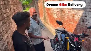 Papa ke Reaction on - dream Bike delivery 😍❤️