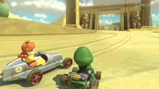 Wii U - Mario Kart 8 - (GCN) Dry Dry Desert