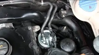 Замена топливного фильтра Passat B5 2 0 TDI