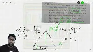 Lec-48 | HYDROGRAPHS | Engineering Hydrology mcq questions | Engineering hydrology for GATE | ✌😍✌😍✌
