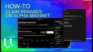 How to Claim Rewards on Alpha Mainnet