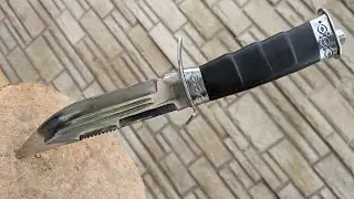 Few people know the secret of how to make and sharpen an old knife.  Brilliant idea