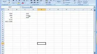 Ms Excel Adding Numbers