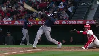 Triston Casas Slow Motion Swing