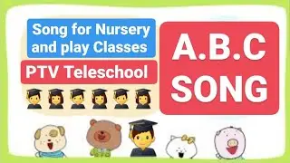 Teleschool Pakistan special ABC Song for Nursery and play Classes