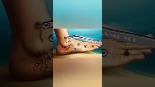 ASMR REMOVE PEBBLES IN FOOT 