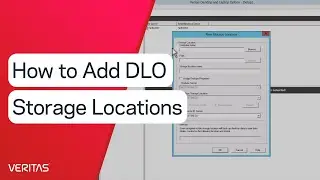 How to Add DLO Storage Locations